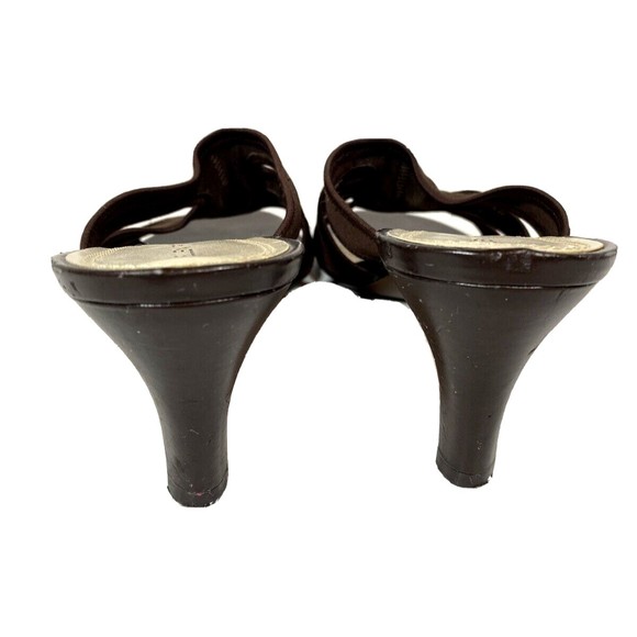 ELLEN TRACY SANDALS 3" HEEL Size‎ 9.5 BROWN - Picture 4 of 9